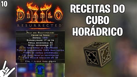 receitas do cubo diablo 2.